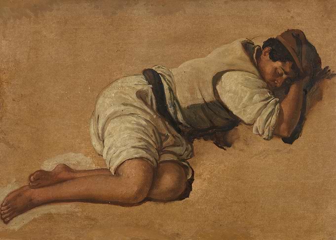 Sleeping Boy Painting