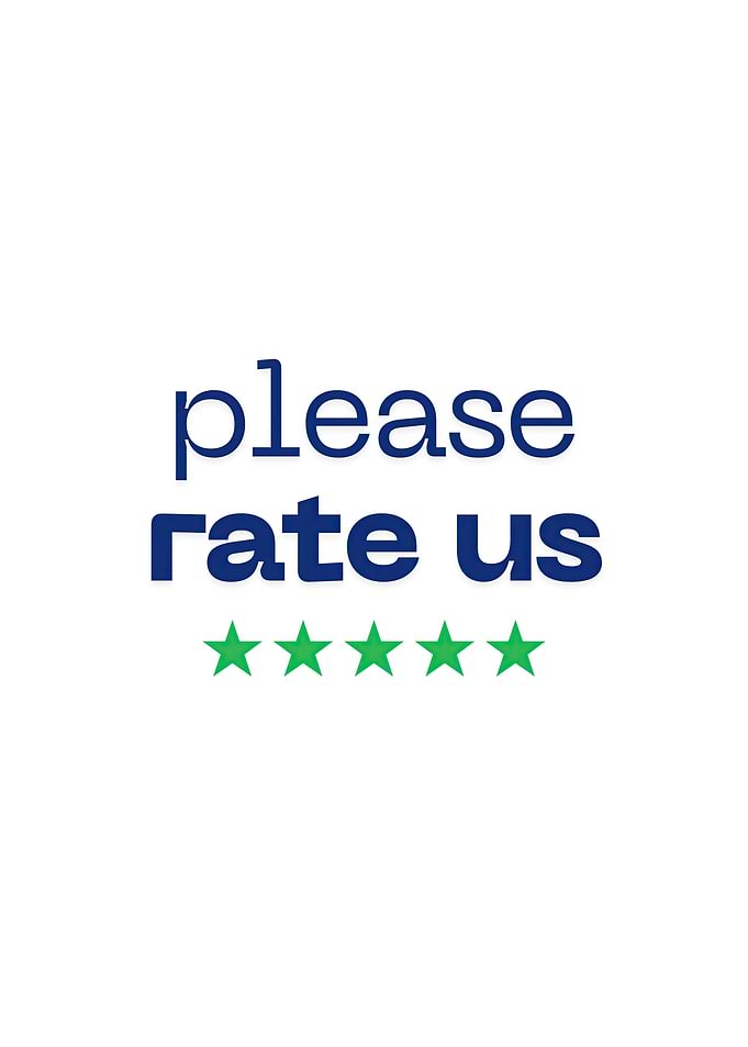 Please Rate Us with Stars