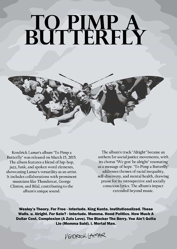kendrick lamar To Pimp a Butterfly Album Art