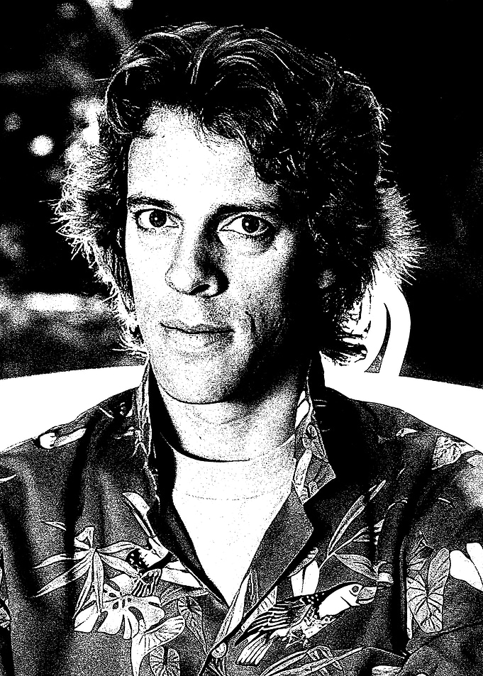 Black and White Portrait of Stewart Copeland