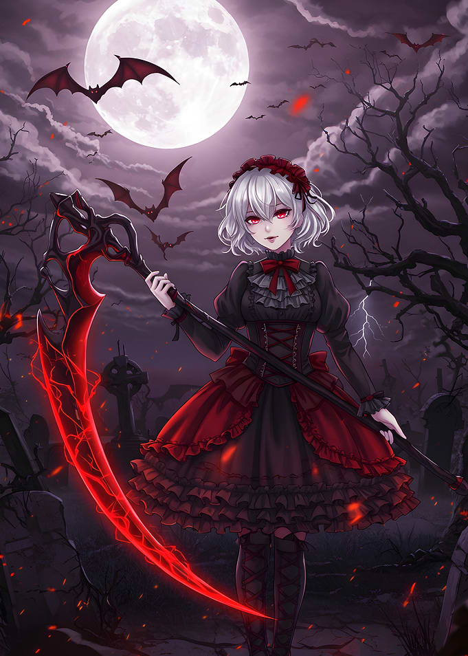 Demon Grim Reaper Girl