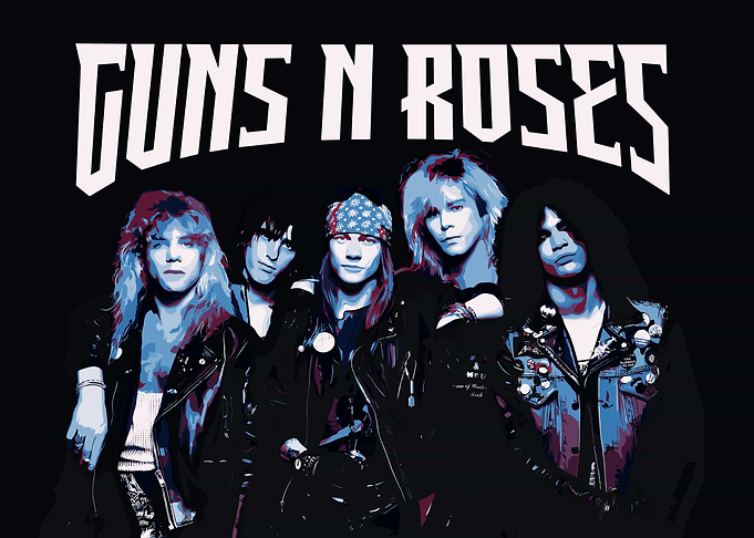 Guns N' Roses Band Portrait