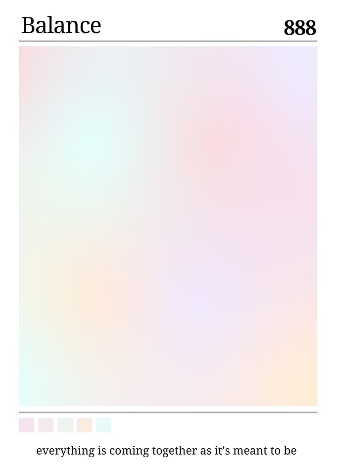 Balance 888 Pastel Gradient