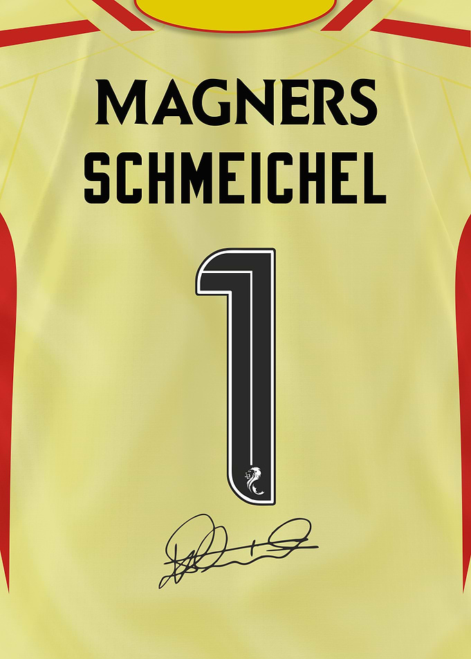 KasperSchmeichel Celtic 2025/26 Shirt Number 1 Jersey