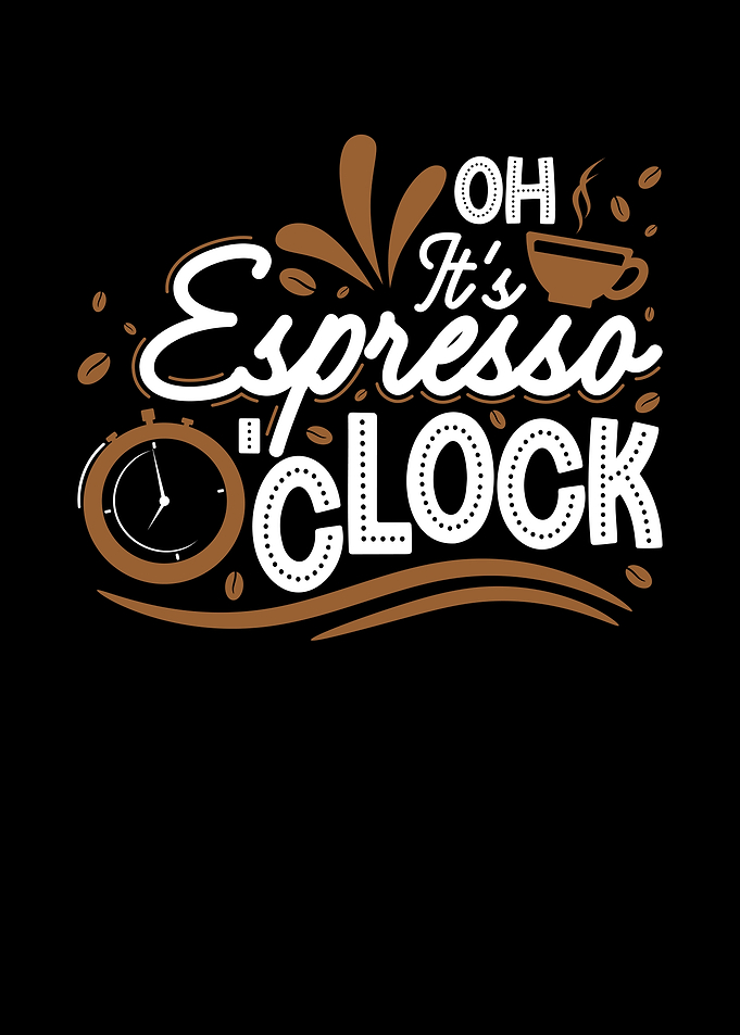 Espresso O'Clock Coffee Design