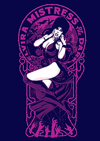 Elvira Mistress of the Dark Illustration