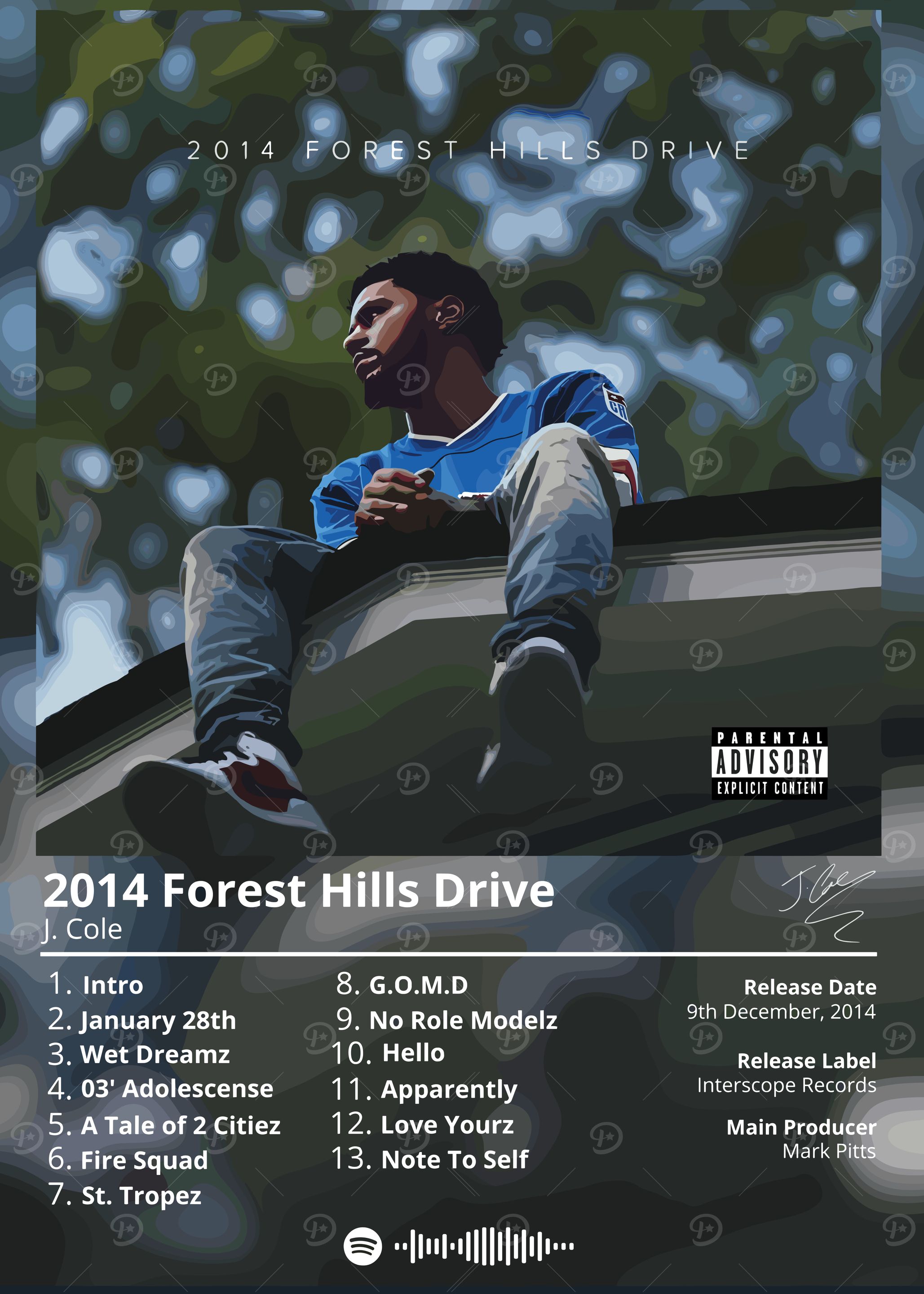 2014 forest hills drive Posters Online - Shop Unique Metal Prints