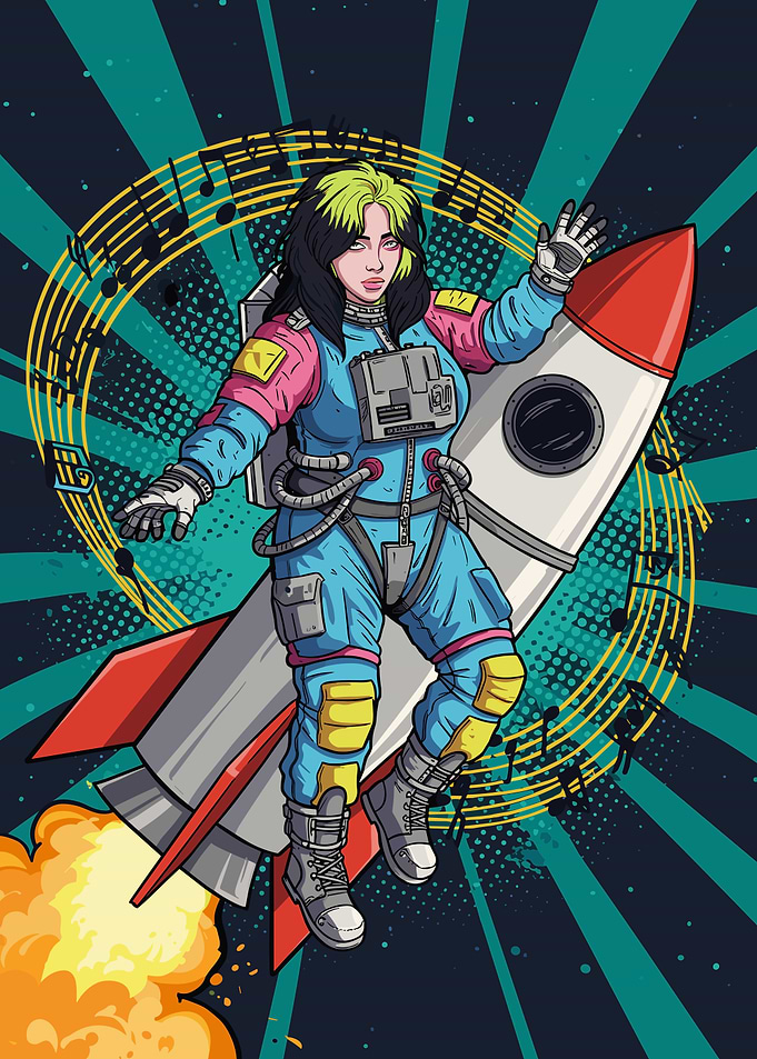 Billie Eilish on Rocket with Music