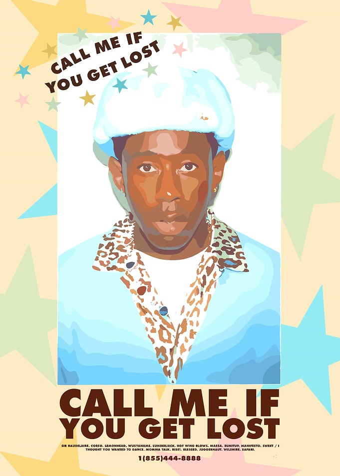 tyler the creator Call Me If You Get Lost Poster