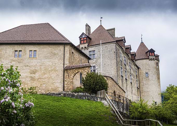 Gruyeres Castle on Green Hill