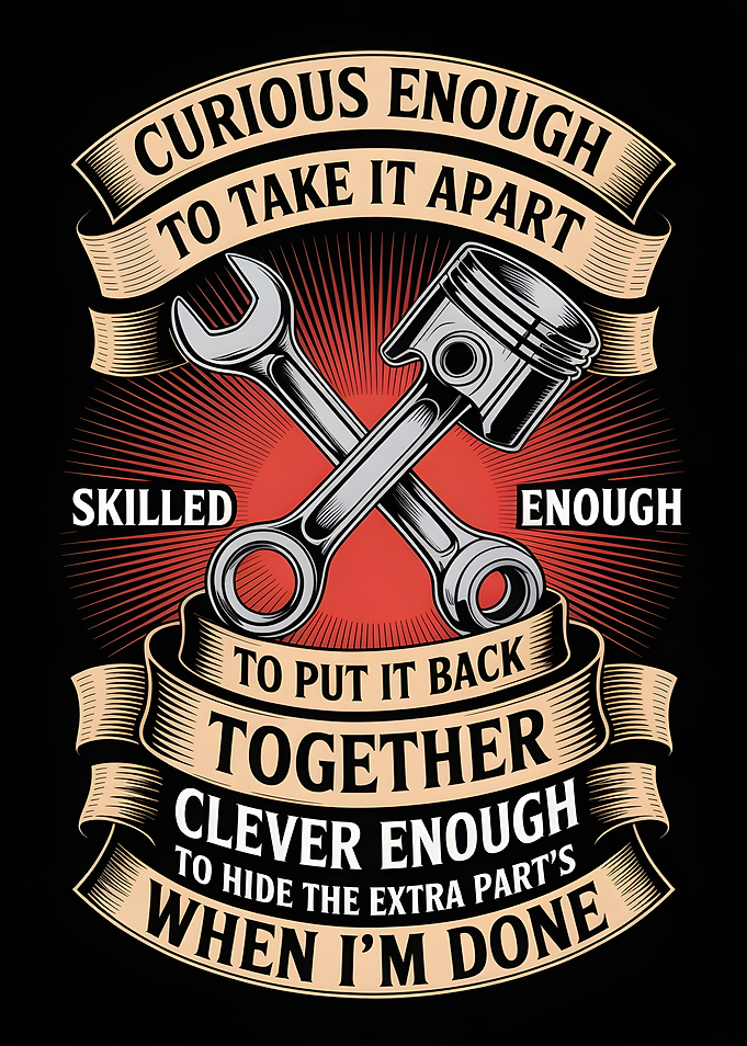 Mechanic Humor: Curious, Skilled, Clever Enough