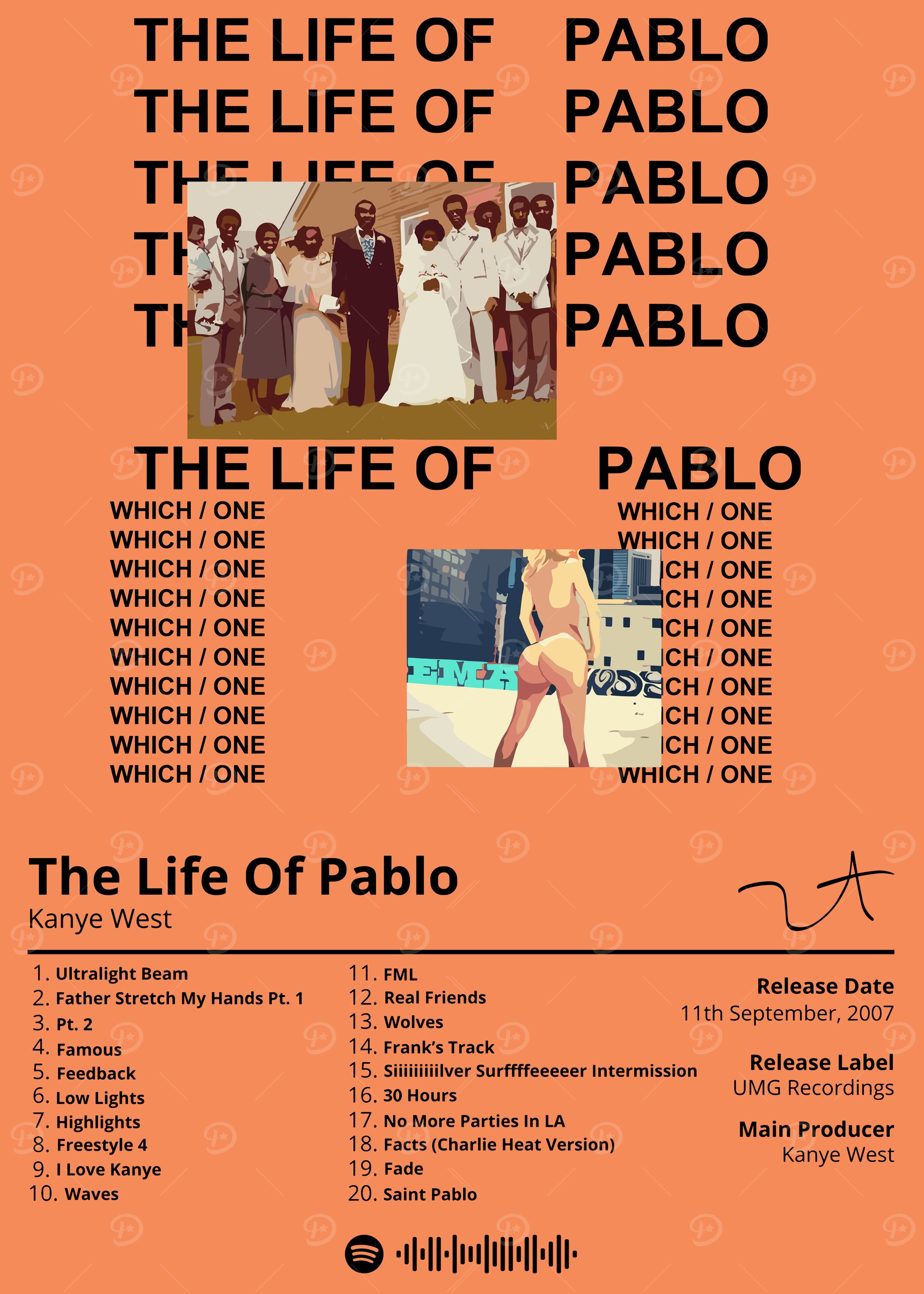 The Life of Pablo Album Art