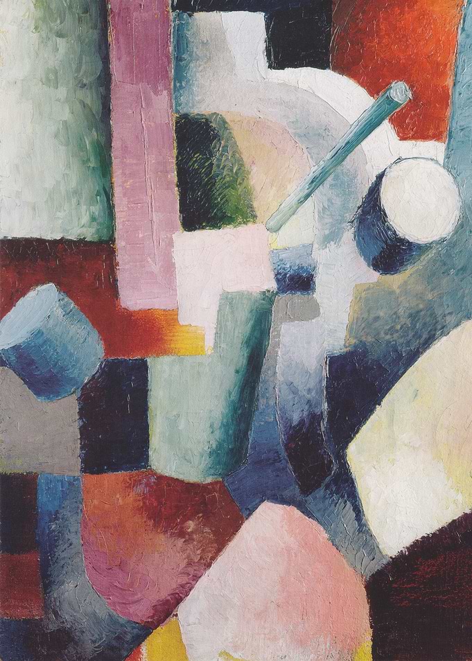 Abstract Geometric Painting