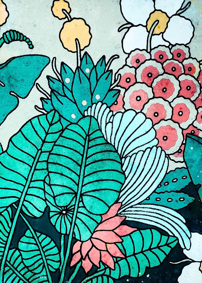 Floral Abstract Art