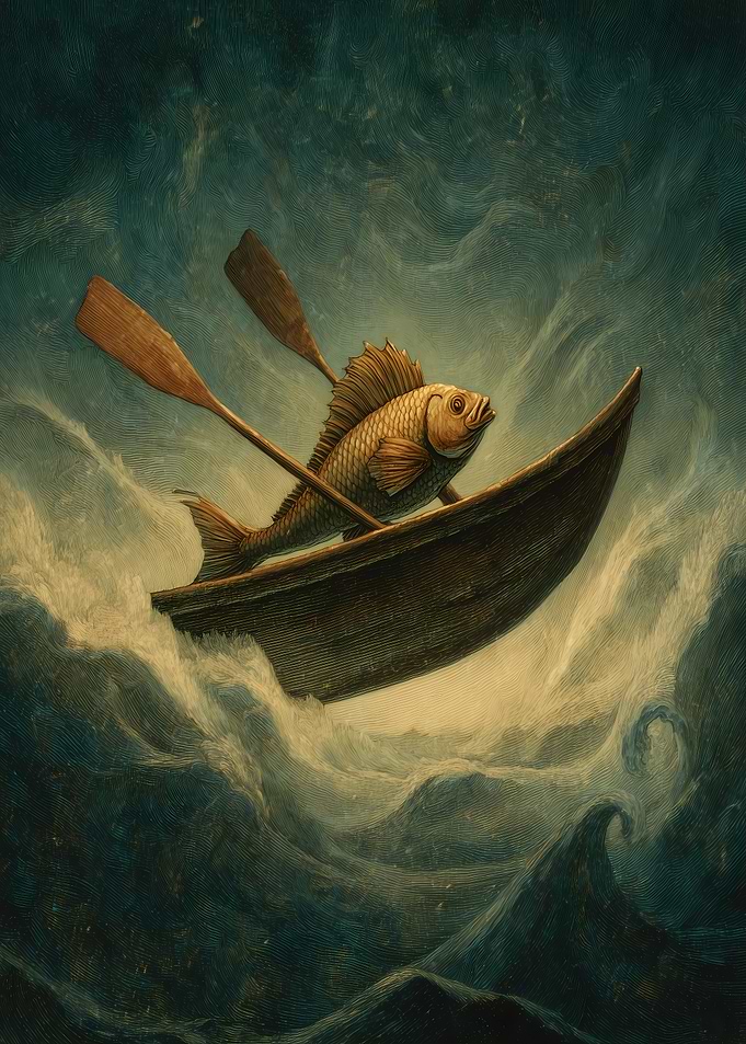 Fish in a Boat