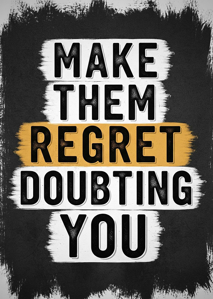 Motivational Quote: Make Them Regret