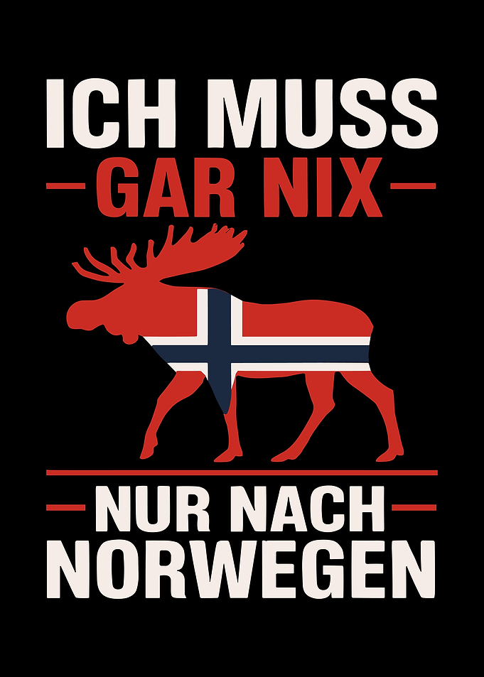 Norway Moose Graphic