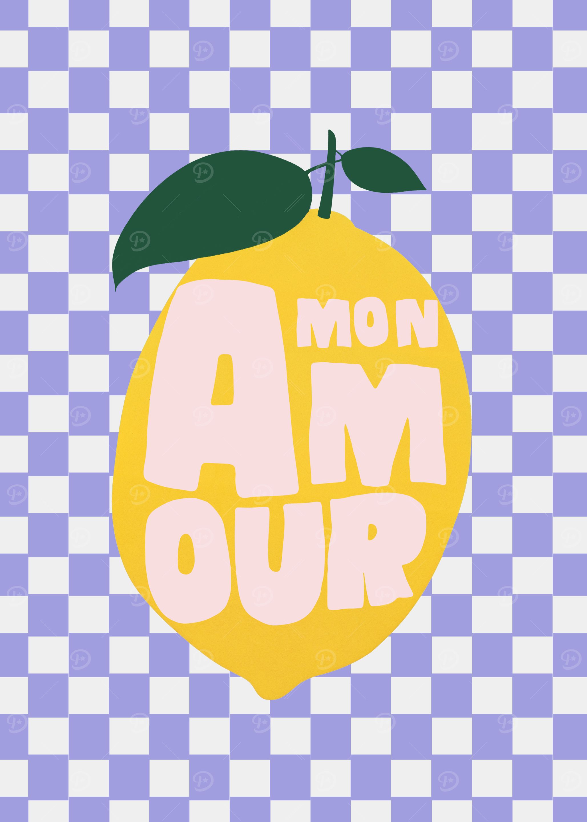 Mon Amour Lemon Zitrone Art