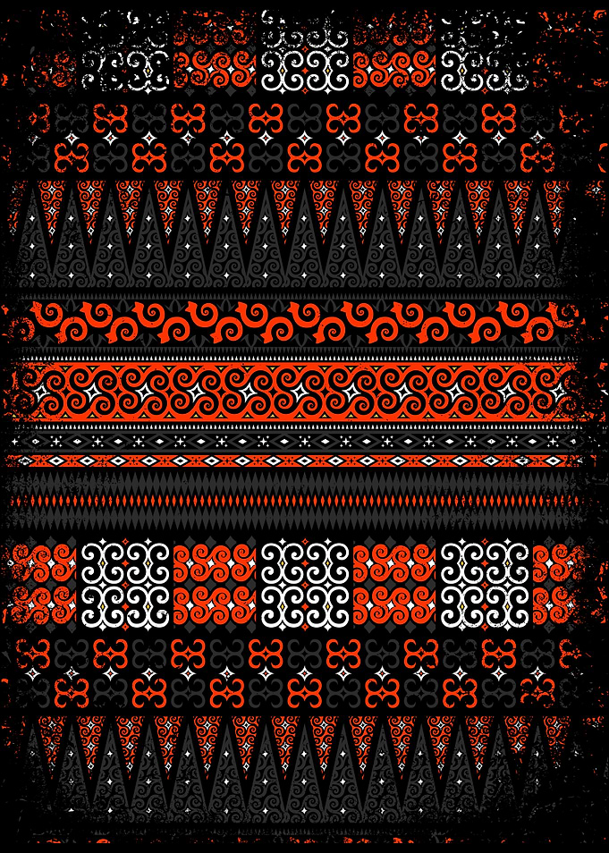Traditional Batik Batak Toba North Sumatra