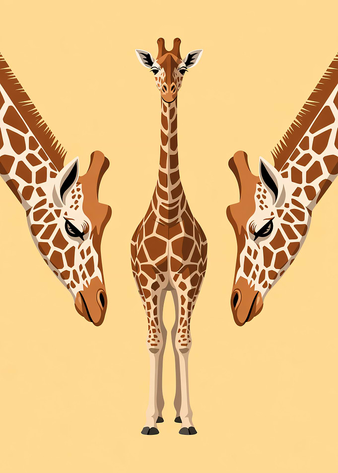 Three Giraffes