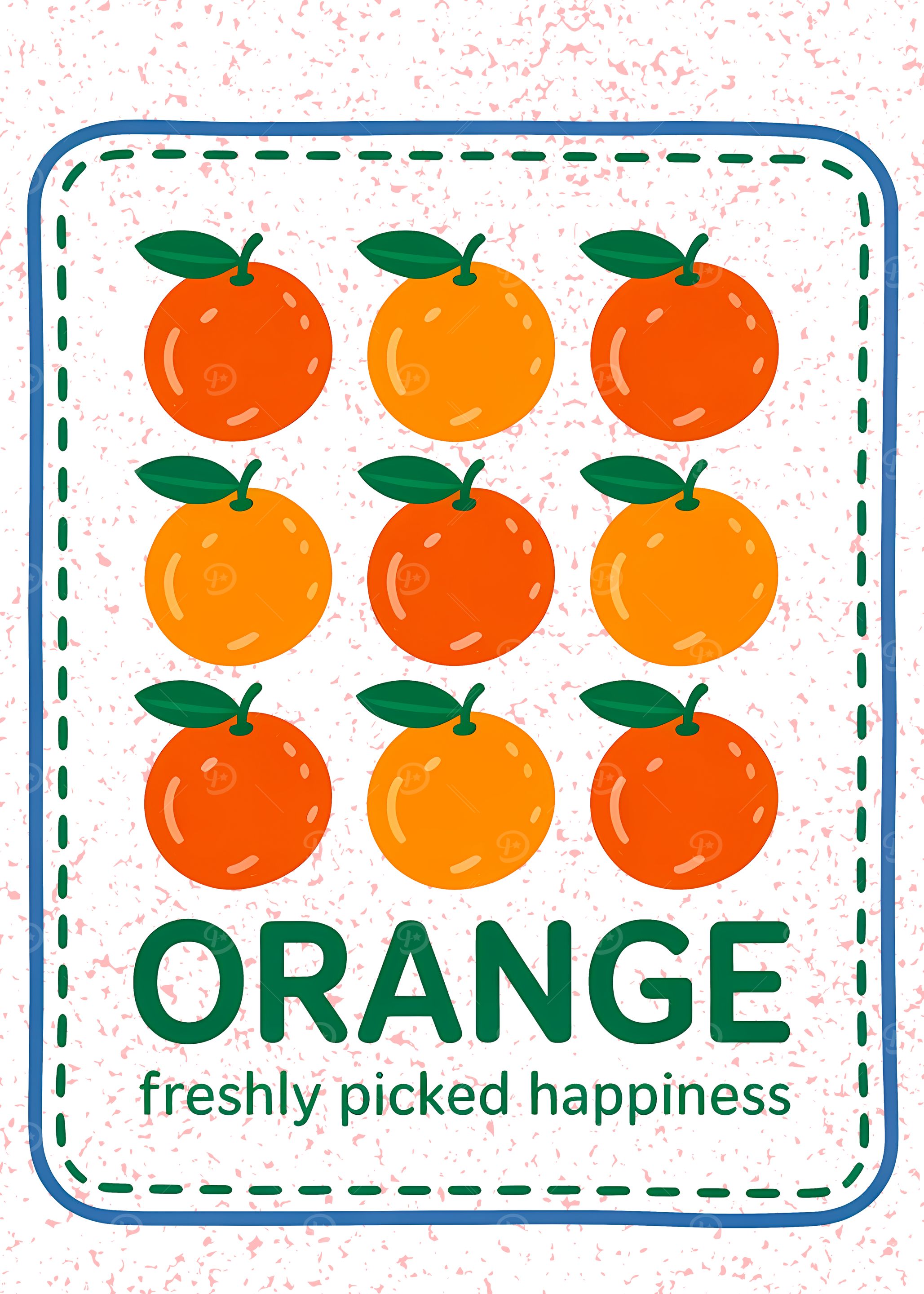 Orange Freshly Picked Happiness
