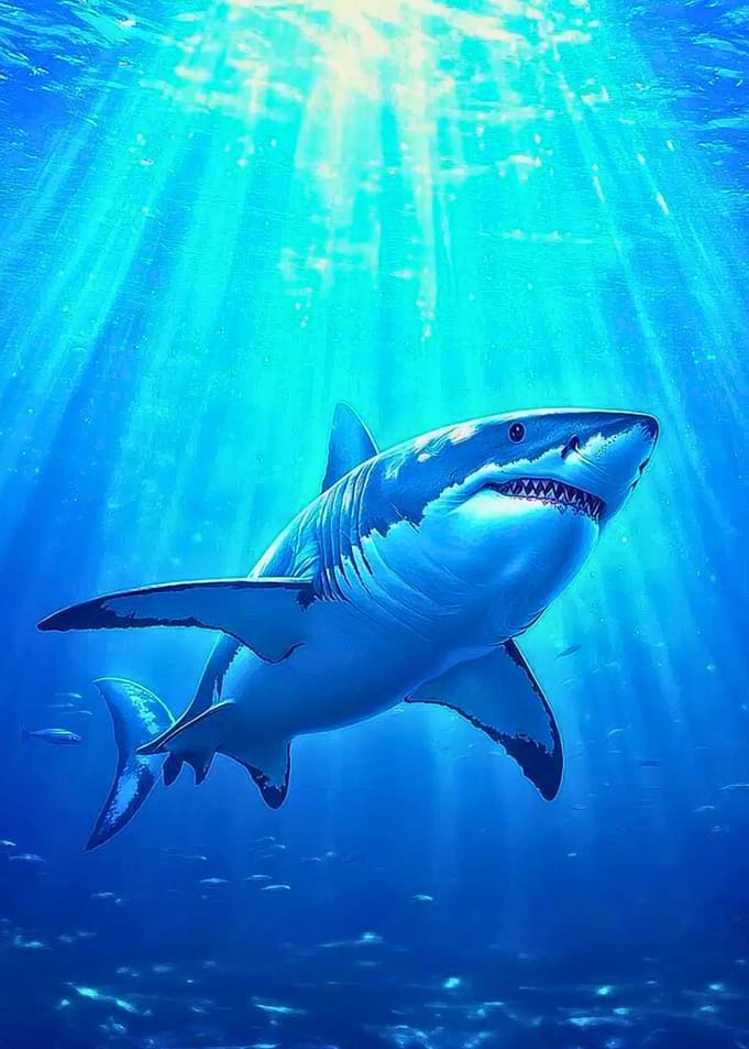 Great White Shark Underwater