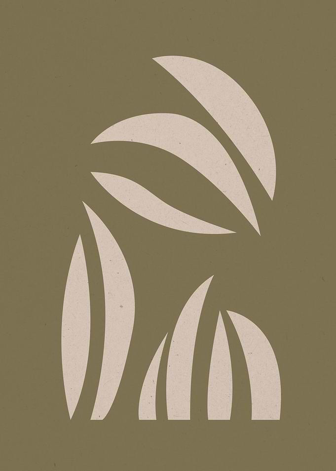Minimalist Boho Plant Art