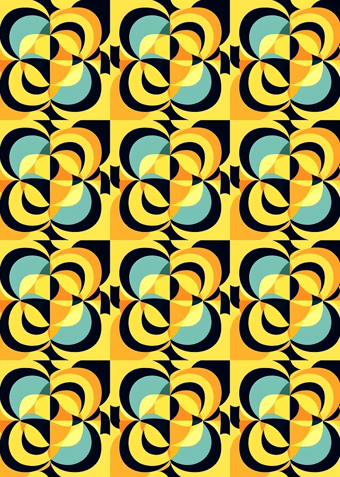 Retro Geometric Pattern