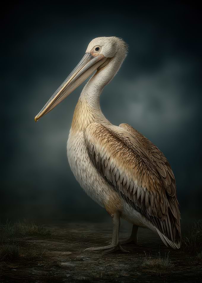 Portrait of a Pelican
