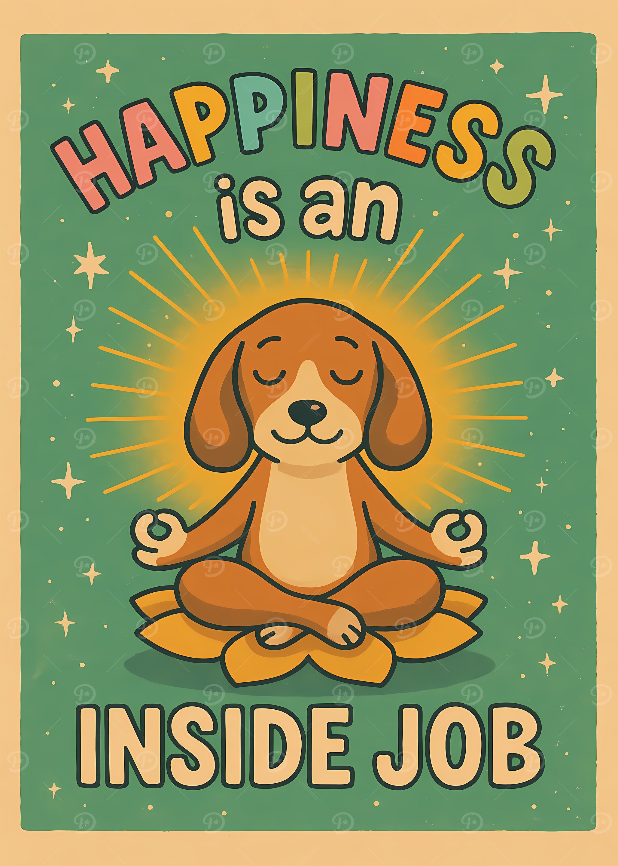 Happiness is an Inside Job Poster