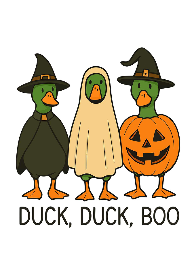 Duck, Duck, Boo Halloween Cartoon
