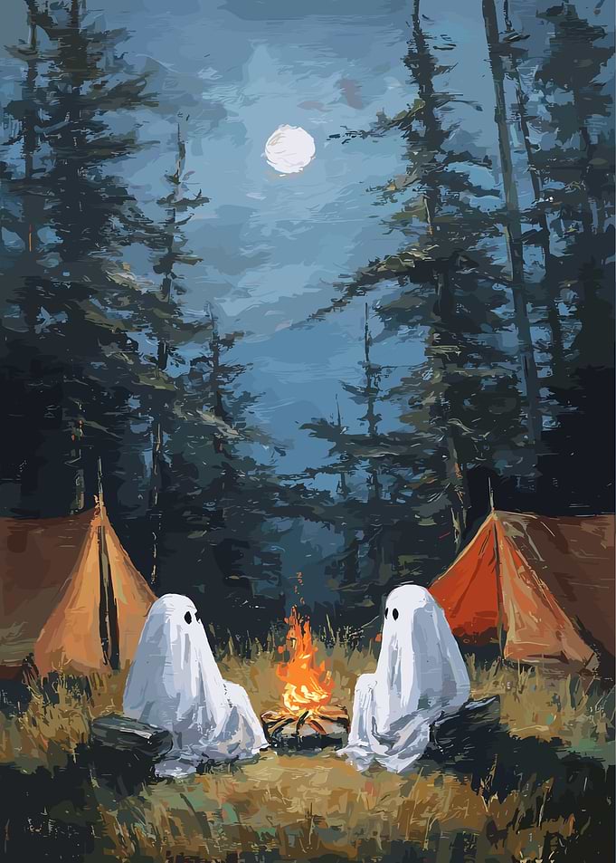 Ghostly Campfire Night