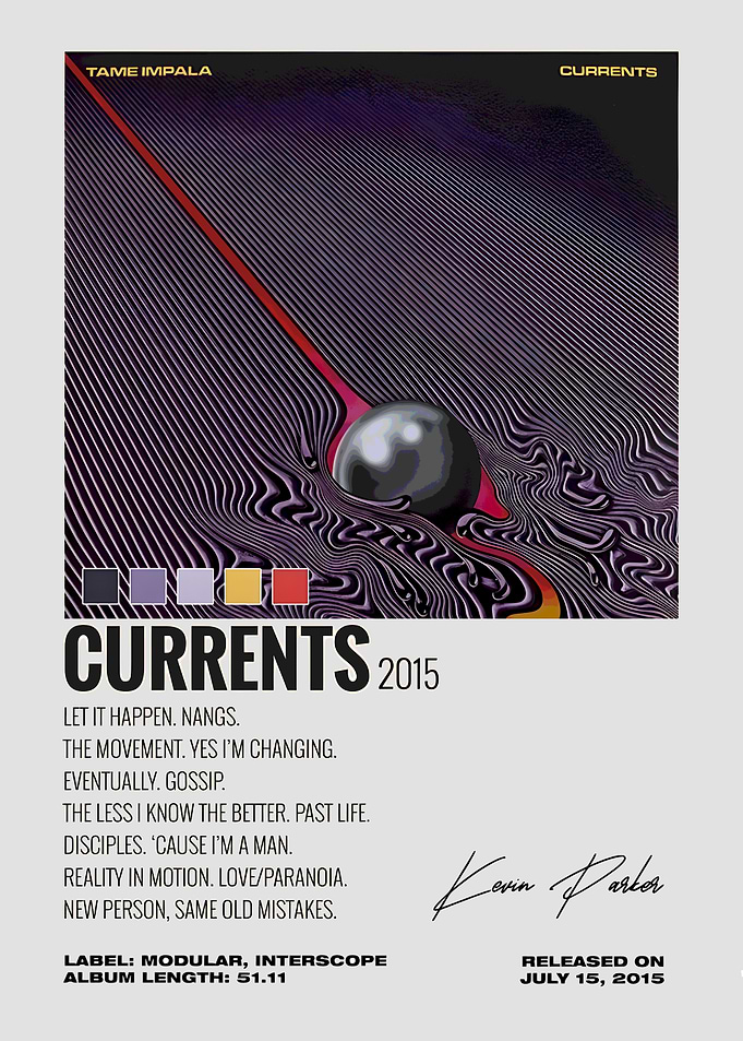 Tame Impala - Currents Album Cover