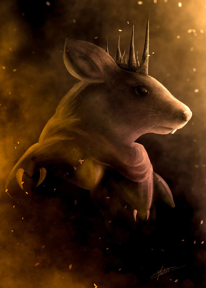 Crowned Rat Portrait