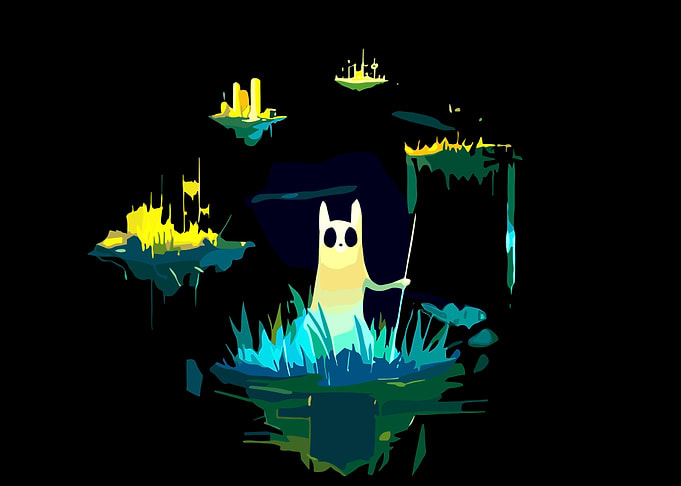 Rain World game art