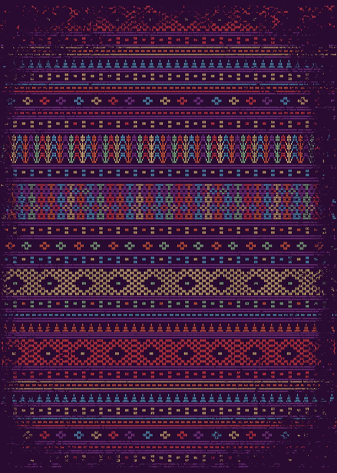 Ulos Batak Toba Traditional Batik Motif