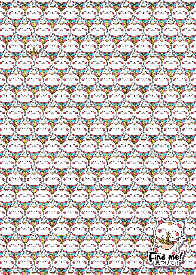 Find me, if you can - Maneki Neko