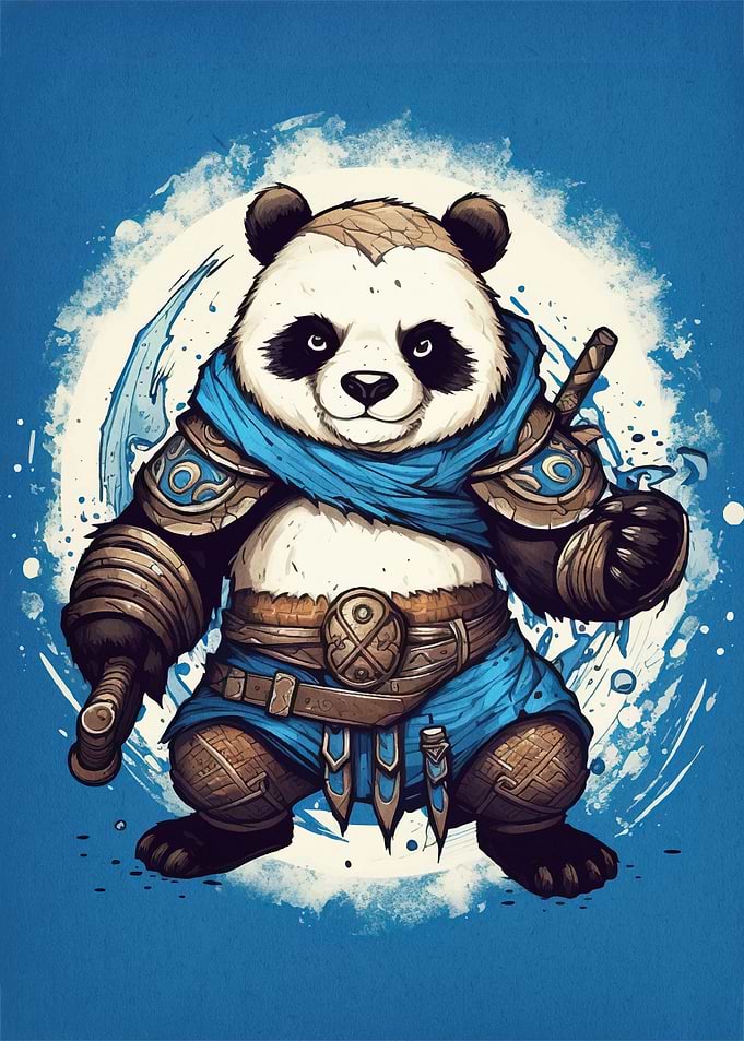 Panda Warrior Animal