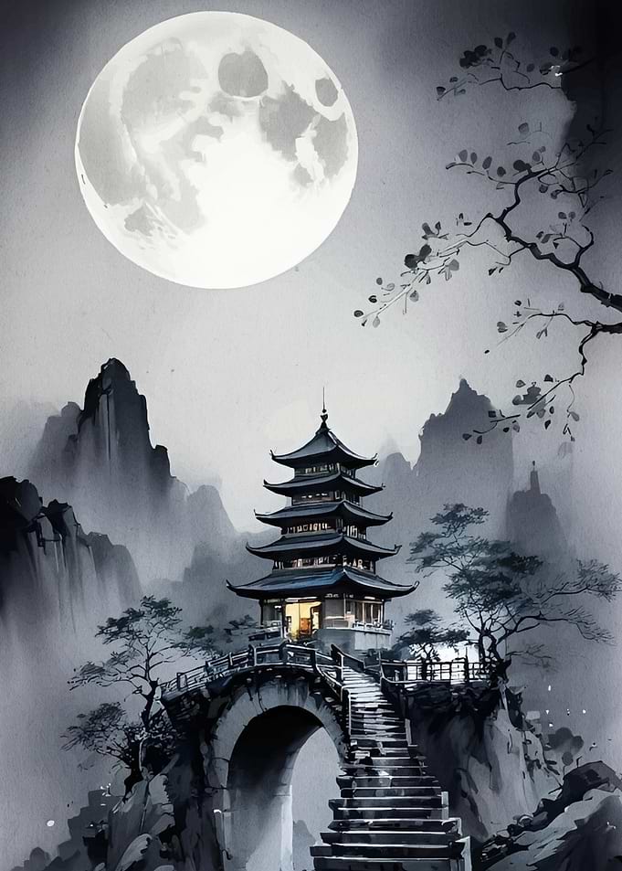 Japanese Under Moonlight