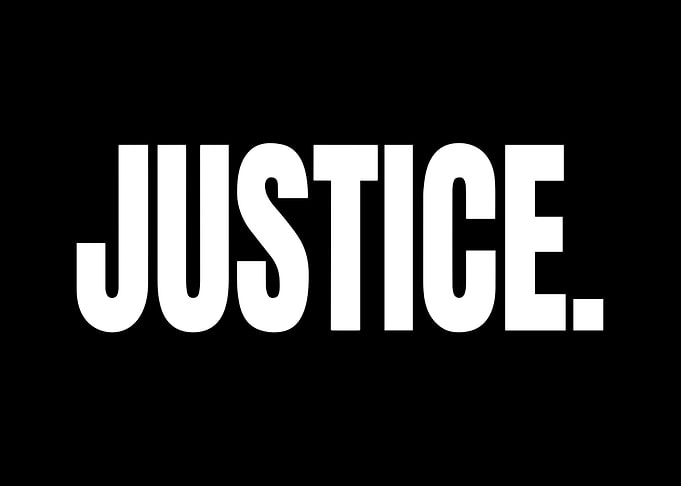 Justice Text Art
