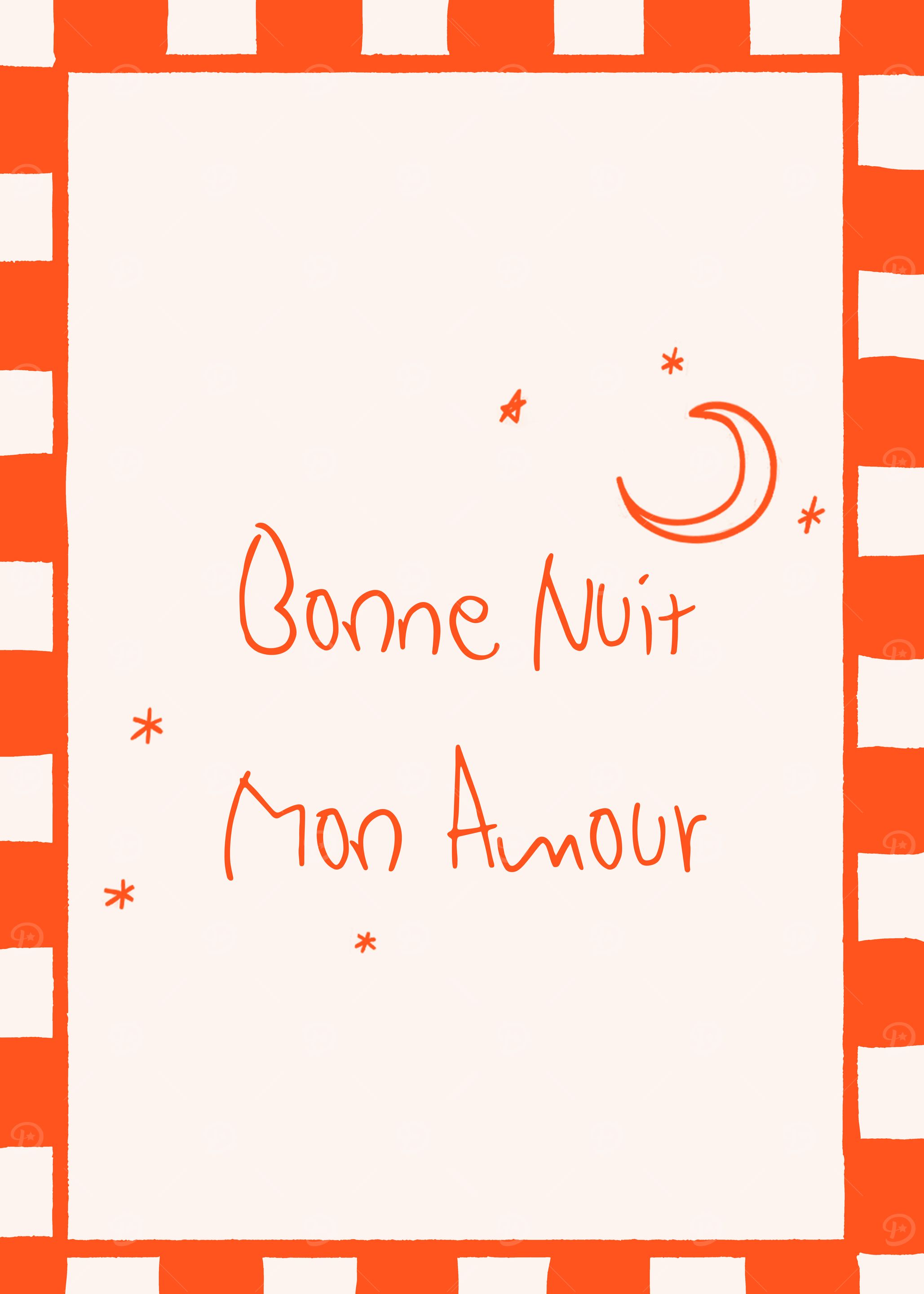 Bonne Nuit Mon Amour Illustration