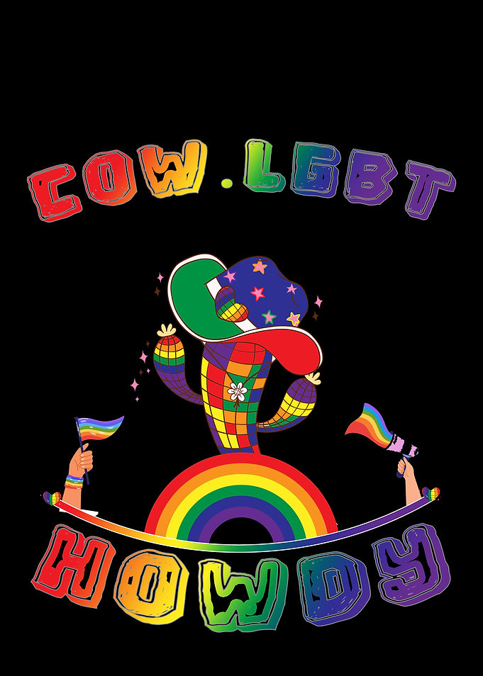Cow.LGBT Howdy Cactus Pride