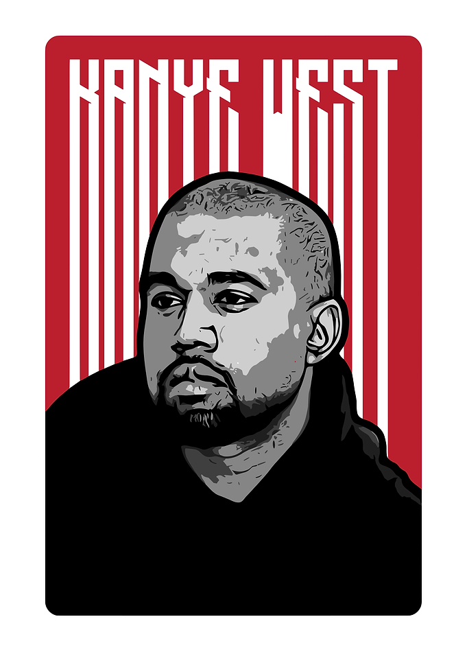 Kanye West Portrait Art
