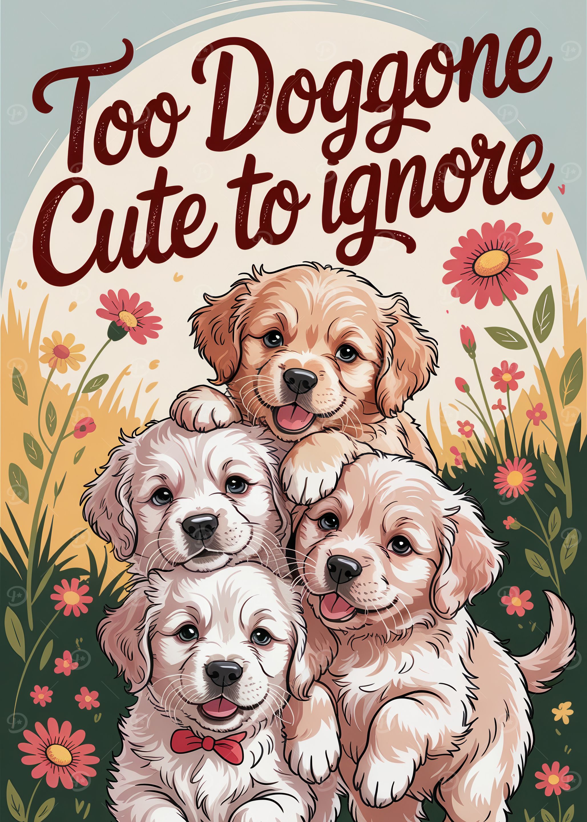 Too Doggone Cute Puppies