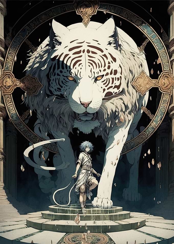 Anime Boy Tiger
