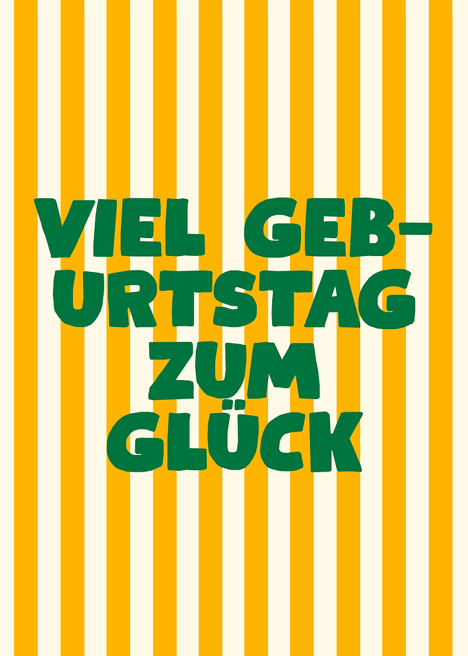 Viel Geburtstag zum Glück Card