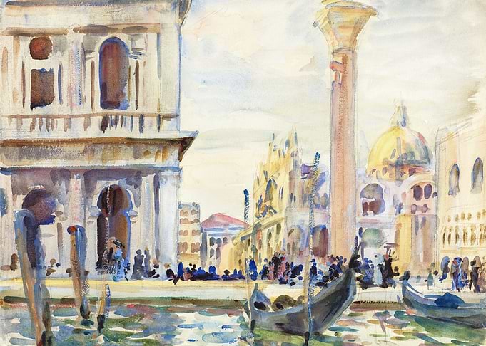 Venice Watercolor Painting