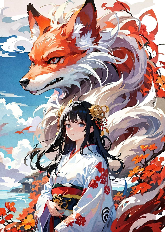 Anime Girl Fox