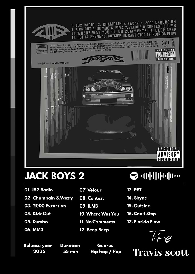 travis scott Jack Boys 2 Album Cover