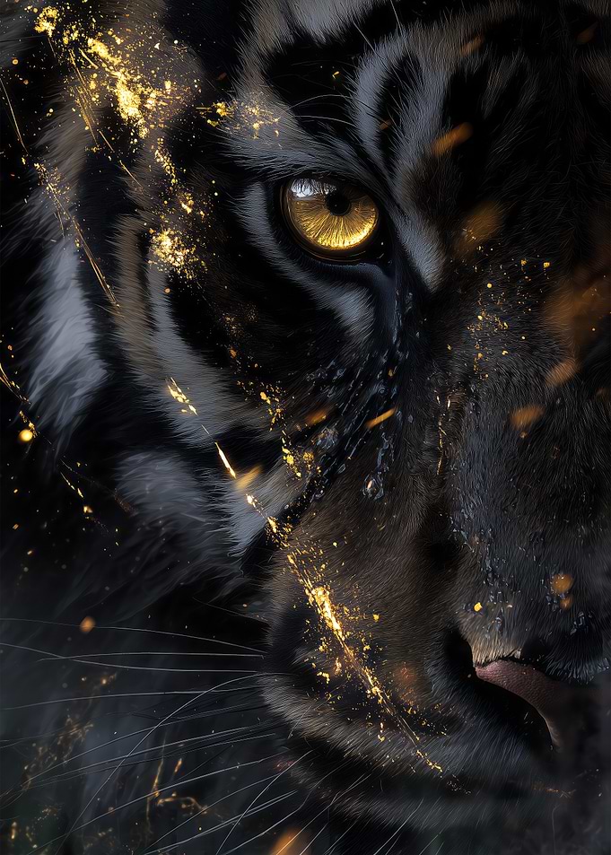 Tiger Golden Gaze